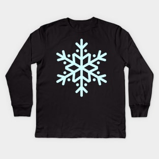 Holiday Snowflake Kids Long Sleeve T-Shirt